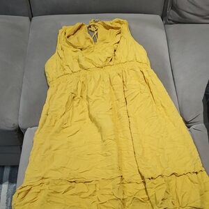 Yellow Casual Dress